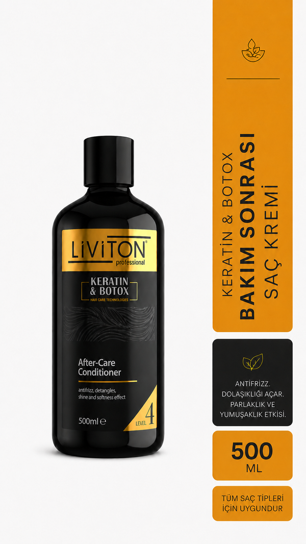 Keratin & Bakım Sonrası 4 Level Saç Kremi 500ml