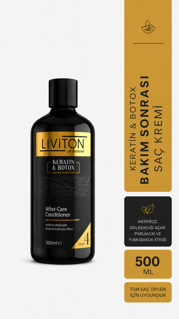 Keratin & Bakım Sonrası 4 Level Saç Kremi 500ml