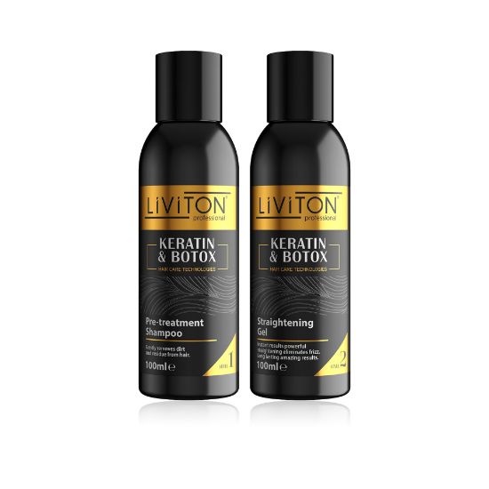 Saç Düzleştirici ve Keratin Bakım Seti 2x100 ml