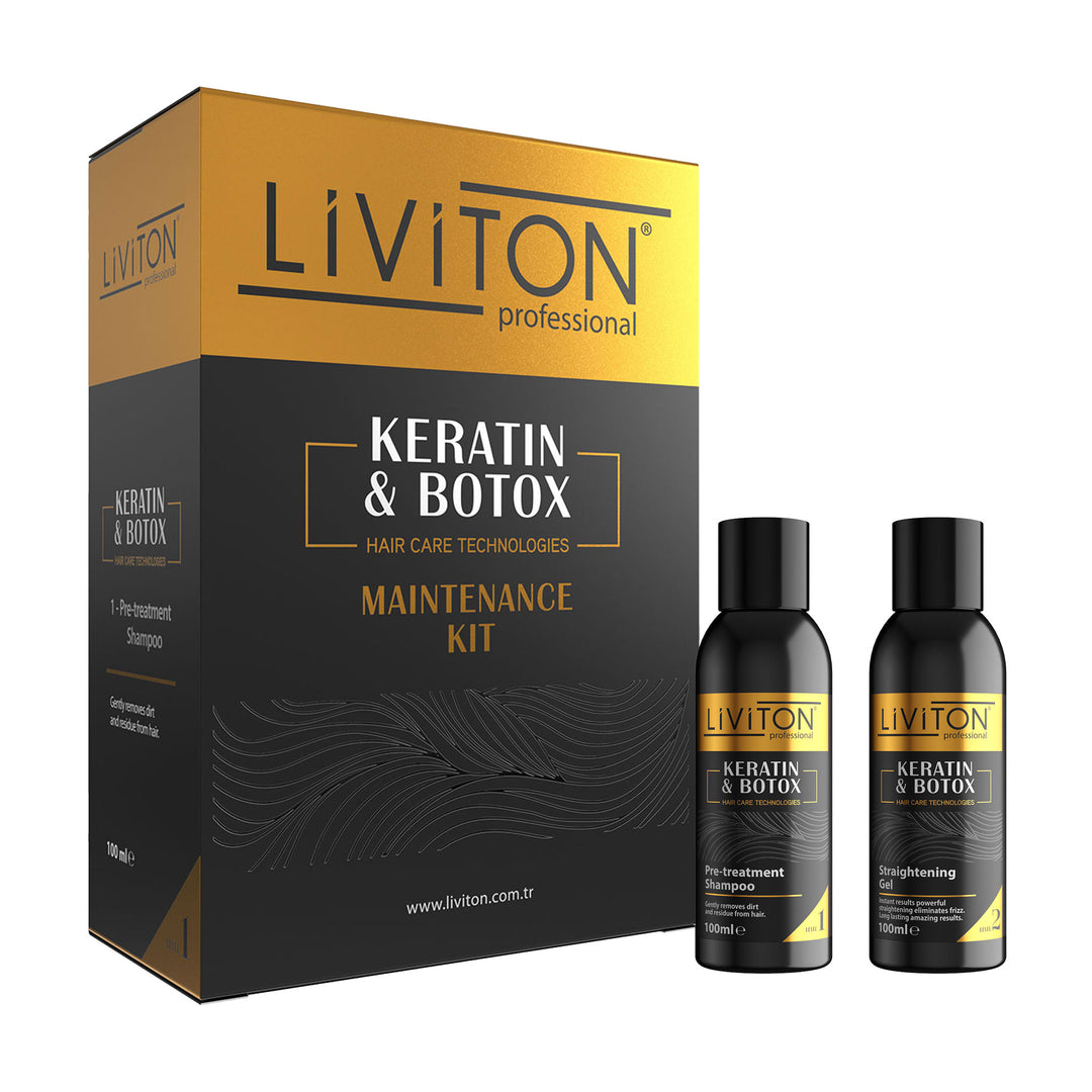 Saç Düzleştirici ve Keratin Bakım Seti 2x100 ml