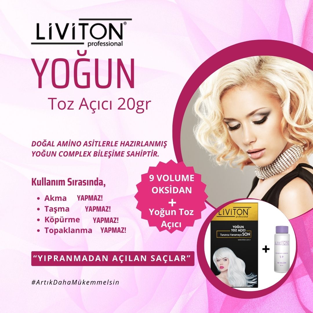 Yoğun Toz Açıcı Set 20 gr Toz Açıcı + 50 ml Oksidan