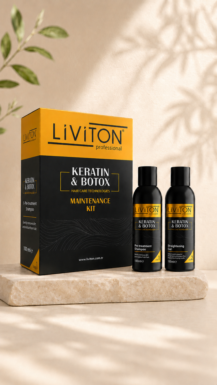 Saç Düzleştirici ve Keratin Bakım Seti 100 ml