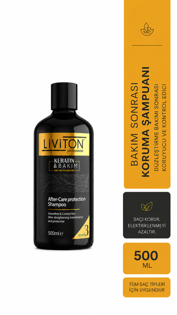 Keratin & Bakım Sonrası 3 Level Şampuan 500ml
